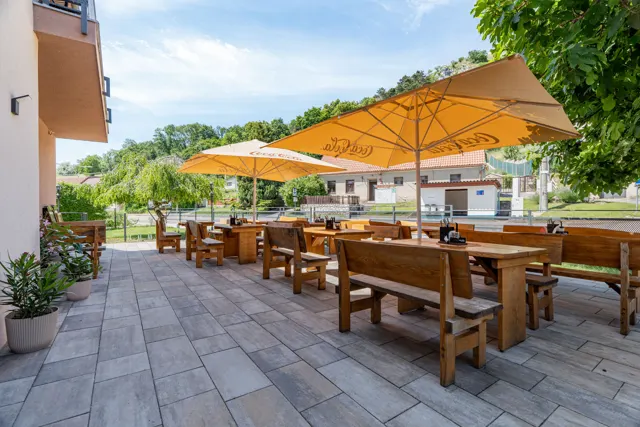 Venkovní terasa restaurace